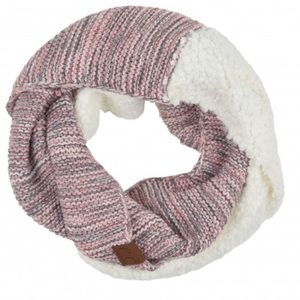 CC Sherpa Scarf NWT Pink